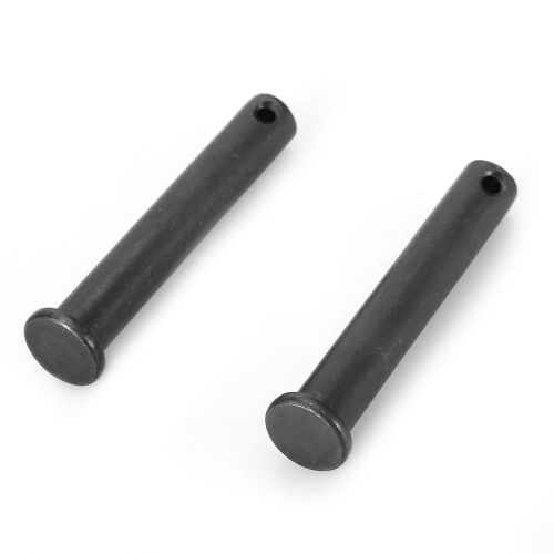 Goupilles de positionnement noires a tete plate M10, fixations avec trou (M10 x 65?; 2 pieces)