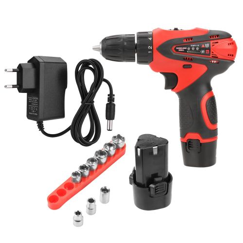 Perceuse-visseuse sans fil 12 V, rechargeable (prise UE 220 V)