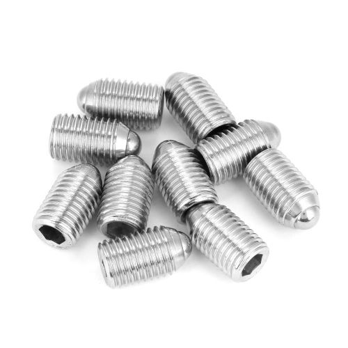 Lot de 10 vis a bille a six pans creux en acier inoxydable M16 (M16 x 40)