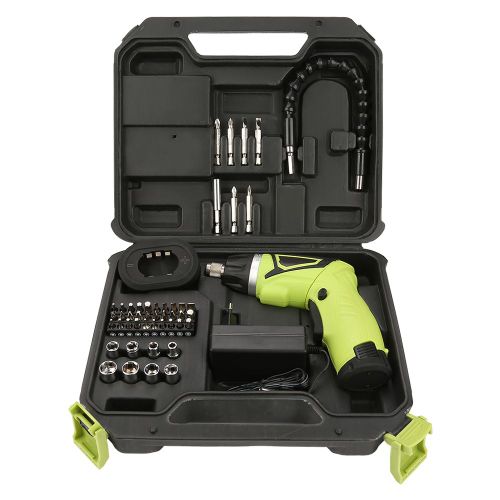 1 kit de perceuse-visseuse electrique sans fil rechargeable 7,2 V (prise americaine 110 V)