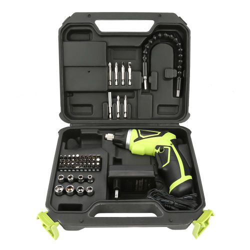1 kit de perceuse-visseuse electrique sans fil rechargeable 7,2 V (prise americaine 110 V)