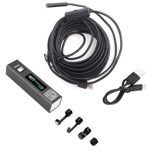 Camera d'inspection endoscopique USB F150 1200P 8LED WiFi HD 2MP, etanche IP68 (10 m)