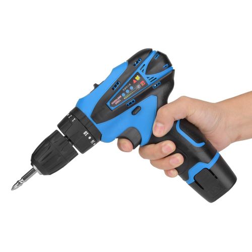 Perceuse-visseuse electrique sans fil rechargeable 12 V, outil professionnel portatif (#01)