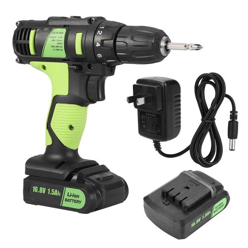 Perceuse-visseuse electrique sans fil rechargeable 16,8 V, outil portatif, prise CN 100-240 V