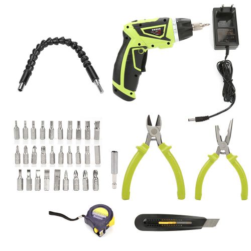 1 kit de perceuse-visseuse electrique sans fil rechargeable 7,2 V (prise UE 220 V)