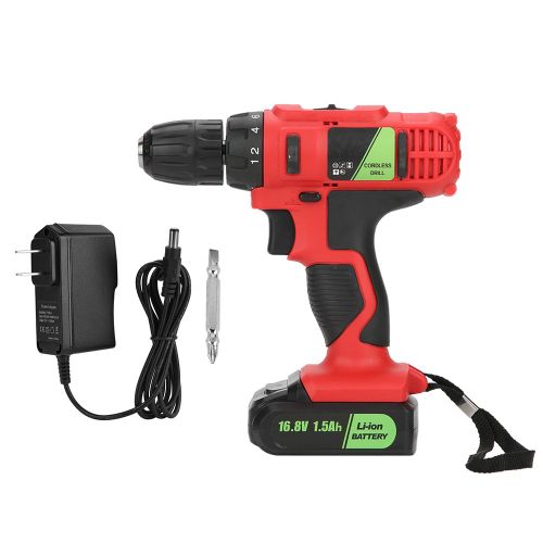Perceuse-visseuse electrique sans fil au lithium 16,8 V, outil portatif professionnel, prise americaine 100-240 V