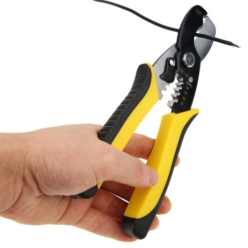Pince a denuder les cables en acier inoxydable, poignee multifonctionnelle, outil de coupe TU-065A