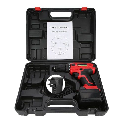 Perceuse-visseuse electrique sans fil rechargeable 21 V (prise britannique 100-240 V)