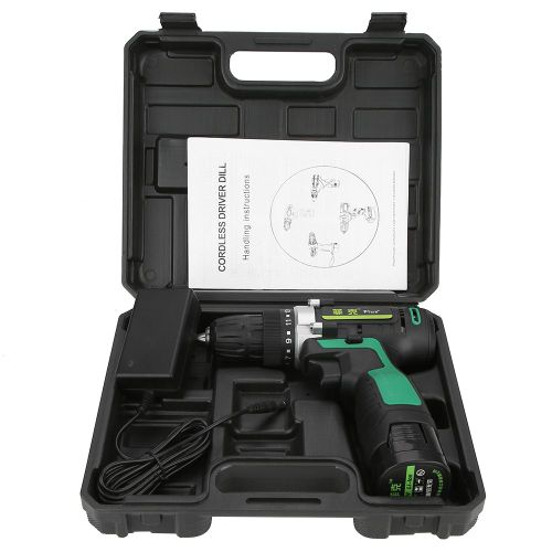 Perceuse-visseuse electrique sans fil au lithium 16,8 V, outil portatif professionnel, prise UE 100-240 V