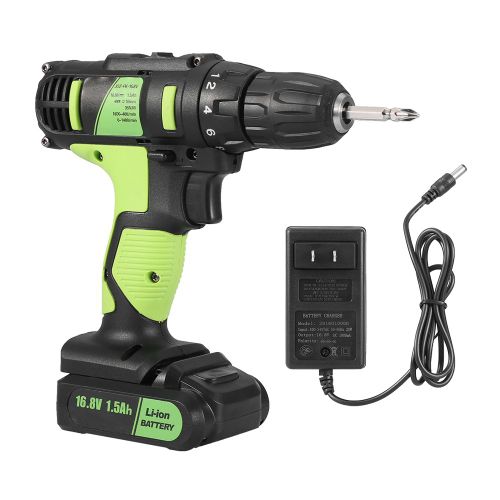 Perceuse-visseuse electrique sans fil rechargeable 16,8 V, outil portatif, prise americaine 100-240 V