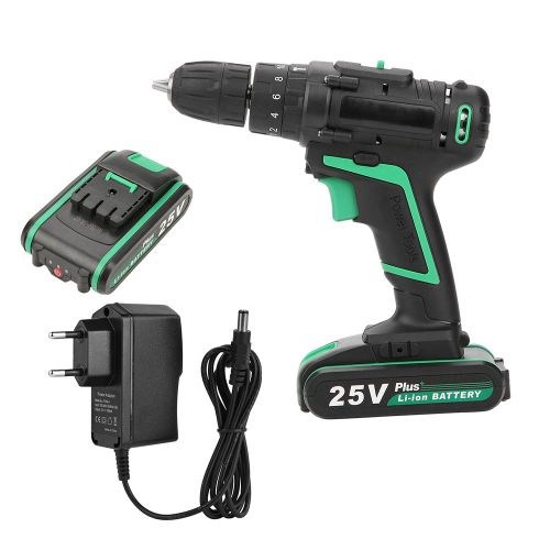 Perceuse-visseuse electrique sans fil 25 V (prise UE 220 V)