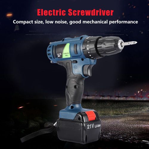Perceuse-visseuse electrique sans fil rechargeable 21 V, outil professionnel portatif (n¡ã 01)