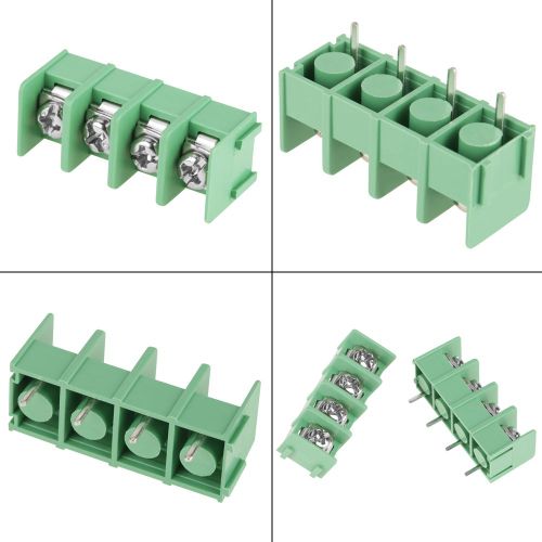 Lot de 40 connecteurs universels a vis pour PCB, 4 broches, espacement de 7,62 mm
