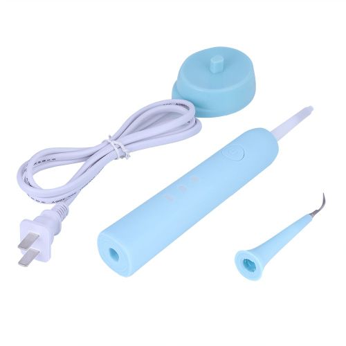 Detartreur Dentaire Electrique Sonique A 3 Modes, Outil De Nettoyage Et D'elimination Du Tartre Et Des Taches Dentaires (Bleu) 