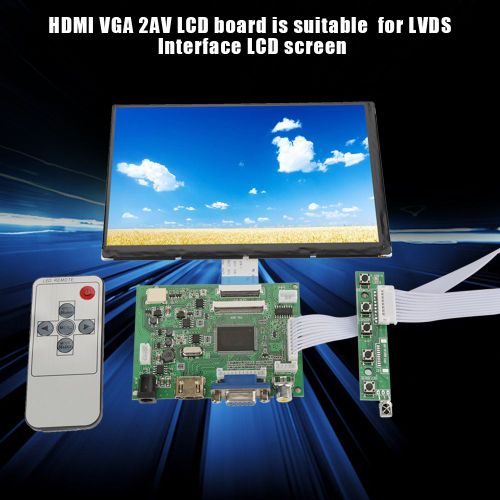 Carte controleur LCD a distance HDMI VGA 2AV 7" 1280x800 N070ICG LD1 IPS LCD