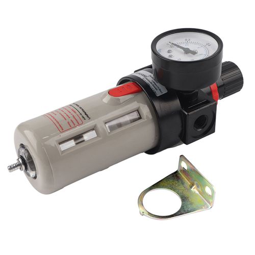 Regulateur de pression de filtre avec manometre pour unite de traitement de gaz de source d'air BFr 2000 1/4''