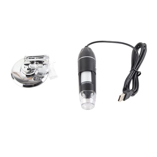 Microscope numerique HD 3 en 1 avec interface USB/Type C/Micro USB, grossissement 1600X