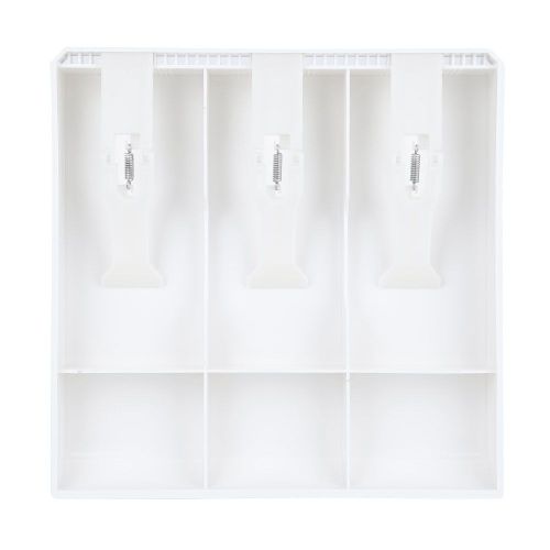 Plateau De Remplacement Pour Tiroir-Caisse, Boite De Rangement Pour 3 Billets Et 3 Pieces (Blanc)