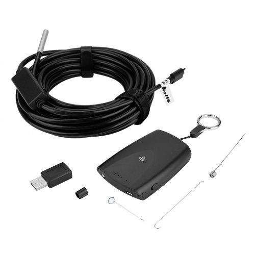 1 camera endoscopique WiFi etanche IP67 avec eclairage LED pour l'inspection des canalisations et des voitures