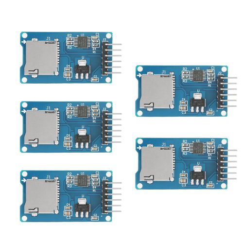 Lot de 5 modules de lecture de cartes memoire, adaptateur de carte Mini TF pour Micro SD