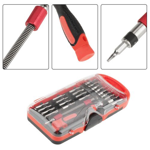 Kit De Reparation D'embouts De Tournevis De Precision Multifonctions 23 Pieces Pour Telephones Portables Et Ordinateurs