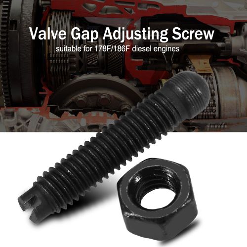 Lot de 5 vis et ecrous de reglage du jeu des soupapes pour moteurs diesel refroidis par air 178F/186F