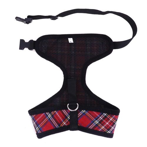 Hjlian Harnais Reglable En Maille Ecossaise Pour Chien, Chiot, Chat, Vetements, Xs, S, M, Xl