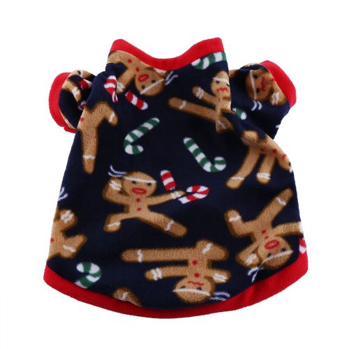 Hjlian Pull Polaire Pour Chien Et Chiot, Vetement Pour Temps Froid (Bleu Marine, Taille M)
