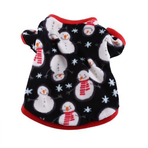 Hjlian Pull Polaire Pour Chien Et Chiot, Vetement Ideal Pour L'automne Et L'hiver (Noir, Taille M)