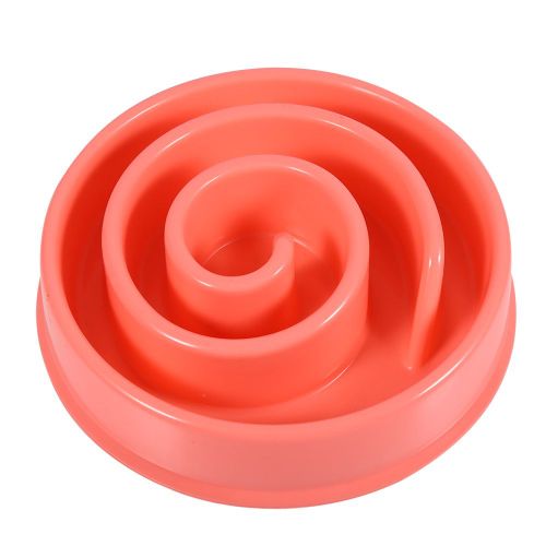 Hjlian Gamelle Ronde Pratique Pour Chiots Et Chiens (Rose)