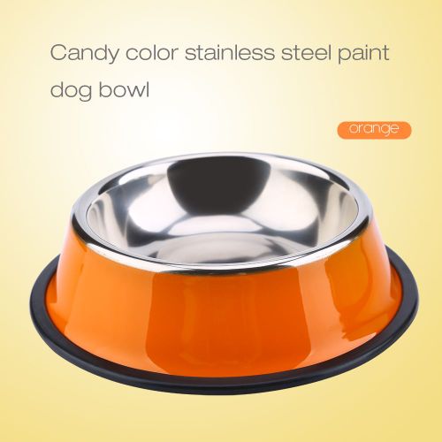 Hjlian Gamelle Antiderapante En Acier Inoxydable Pour Petits Chiens Et Chiots