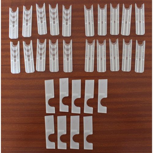 Lot De 29 Étuis En Plastique Transparent (Blanc) Pour Anches De Saxophone Alto
