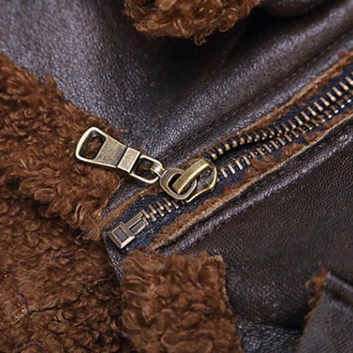 HJLIAN Pull en cuir punk pour chien, vetements d'automne et d'hiver, manteau en coton epais a quatre pattes, fournitures pour animaux de compagnie (marron L)