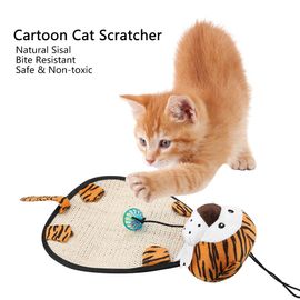 Hjlian Jouet Griffoir Pour Chat Et Chaton, Dessin Anime, Arbre A Chat, Griffes, Tapis, Jouet Interactif, Tigre