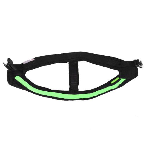 Hjlian Harnais Respirant Pour Chiot, Chien, Chat, Sangle De Marche, Gilet Avec Bande Led (Vert Xl)