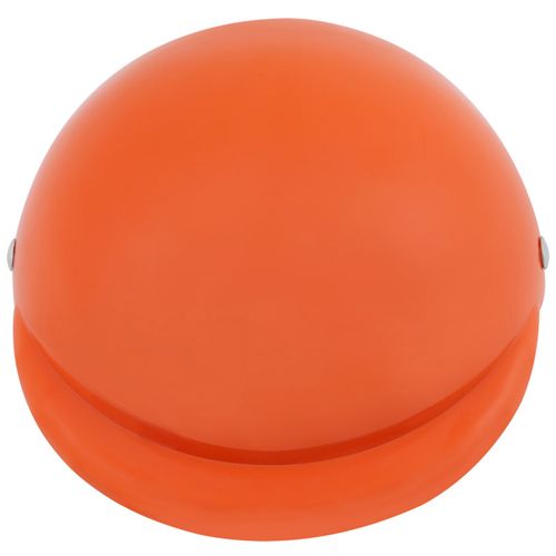 Hjlian Casque De Moto Pour Chien, Chapeau De Velo, Couvre-Chef, Accessoires D'exterieur (Orange M)
