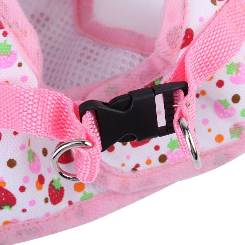 Hjlian Harnais Pour Chiot, Durable Et Souple, Avec Laisse Et Sangle Pour Chien Et Chat (S)