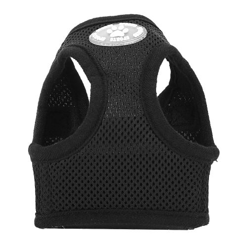 Hjlian Harnais Respirant Pour Petit Chien Et Chat, Gilet De Marche En Maille Souple Pour Chiot (Noir, Taille M)