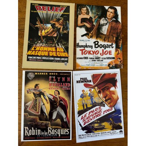 Lot De 42 Cartes Postales Du Cinéma Américain Des Années 40, 50, 60 Neuves