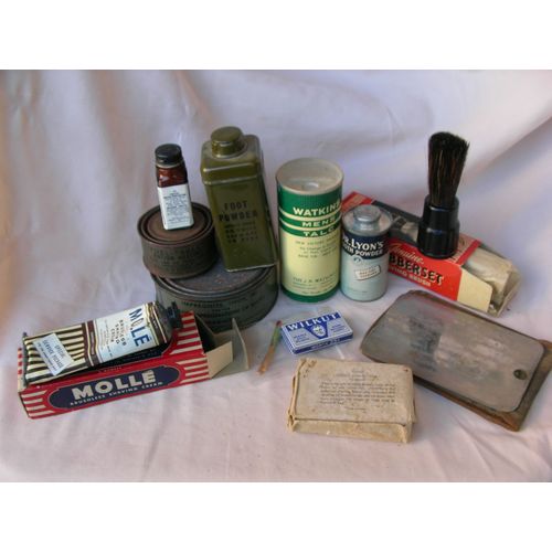 Ww2 Us Lot De 12 Éléments D'Hygiène/Divers Du Soldat Militaire Américain ( 39-45 ) Lot 12