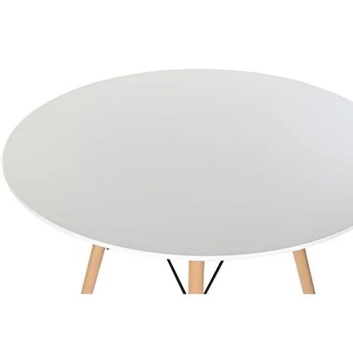 Table De Salle À Manger - Marque - Modèle - Naturel Noir Aluminium Blanc Bouleau Bois Mdf