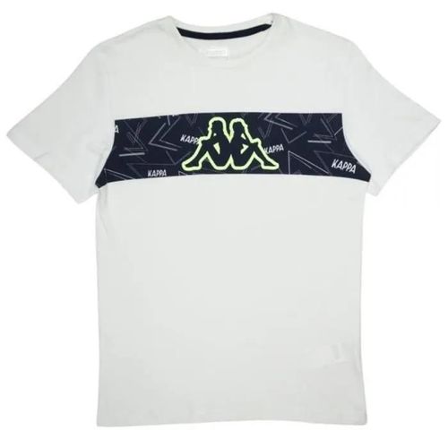 T-Shirt Mc Garçon Kappa - Taille 14 Ans - Couleur Blanc