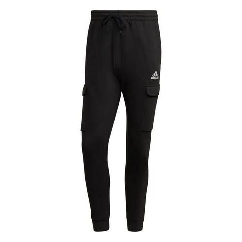 Pantalon Cargo - Adidas - Essentials Fleece - Noir - Taille Standard - Style Décontracté