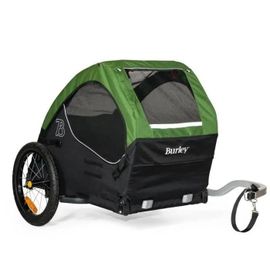 Remorque Burley Animal Compagnie Tail Wagon - Noir/Vert - 85x70,5x80 Cm
