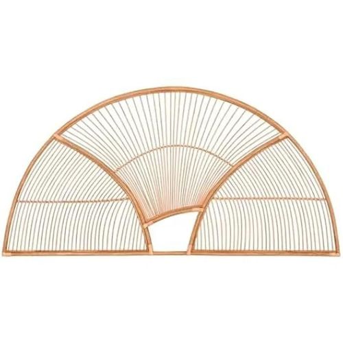 Tête De Lit - Home Esprit - Multicolore - 160 X 82,5 Cm - Paille Et Osier - Design Naturel