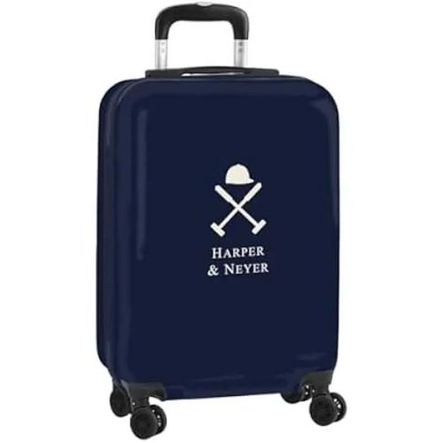 Trolley de Cabine - SAFTA - Harper & Neyer - 20 Pouces - Coque Rigide - 4 Roulettes 360° - Cadenas à Clé