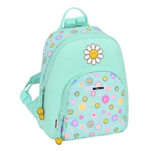Sac à dos enfant - Smiley - Summer fun Mini - Turquoise - Polyester 300D - 25 x 30 x 13 cm