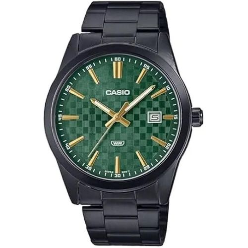 Montre - Casio - Mtp-Vd03b-3audf - Quartz - Digital - Acier Inoxydable