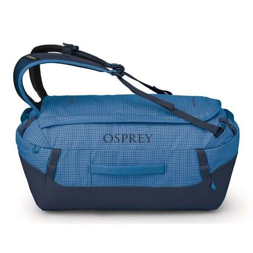 Osprey Sac à dos bleu pour femme et homme - Transporter Duffel 40 Blue Flame 303879