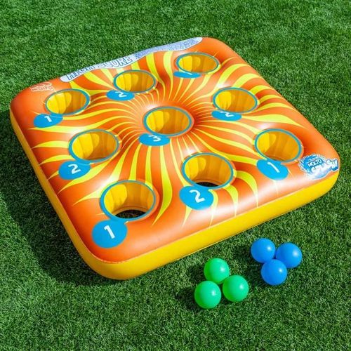 Molto 3 En Ligne Jeu De Lancer Gonflable Avec 6 Balles